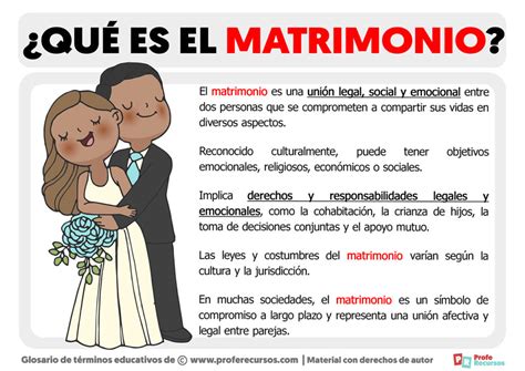 que es el matrimonio.